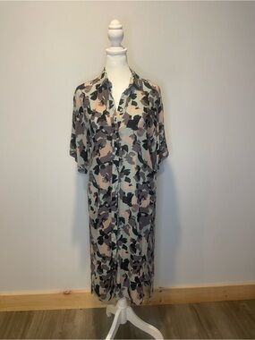 Maeve by Anthropologie Abstract Floral Blouse